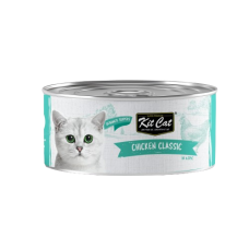 Kit Cat Deboned Chicken Classic 80g Carton (24 Cans), KC-2201 Carton (24 Cans), cat Wet Food, Kit Cat, cat Food, catsmart, Food, Wet Food