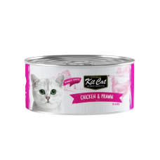Kit Cat Deboned Chicken & Prawn 80g Carton (24 Cans), KC-2232 Carton (24 Cans), cat Wet Food, Kit Cat, cat Food, catsmart, Food, Wet Food