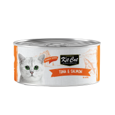 Kit Cat Deboned Tuna & Salmon 80g Carton (24 Cans), KC-2270 Carton (24 Cans), cat Wet Food, Kit Cat, cat Food, catsmart, Food, Wet Food
