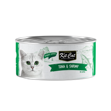 Kit Cat Deboned Tuna & Shrimp 80g Carton (24 Cans)