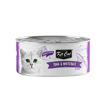 Kit Cat Deboned Tuna & Whitebait 80g Carton (24 Cans)