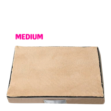 Lavish Pets Memory Foam Bed Beige (M) Lavish Pets Memory Foam Bed Beige (M)