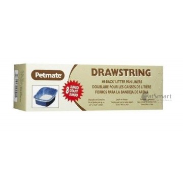 Petmate Drawstring Hi-Back Litter Pan Liners