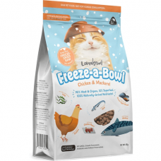 Loveabowl Cat Food Freeze-A-Bowl Chicken & Mackerel 85g, L432, cat Dry Food, Loveabowl, cat Food, catsmart, Food, Dry Food