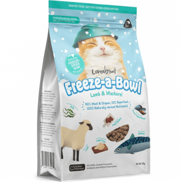 Loveabowl Cat Food Freeze-A-Bowl Lamb & Mackerel 85g