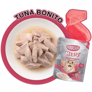 Moochie Pouch Meaty Tuna Bonito In Jelly Senior 70g