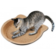 Marukan Scratcher Tray Nail Sharpener Hemp Pot 