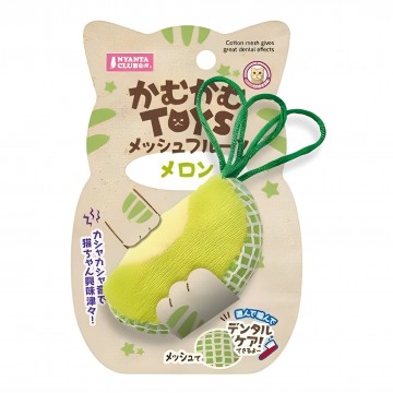 Marukan Toy Dental Cotton Mesh Melon