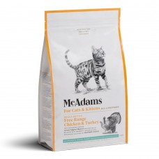 McAdams Dry Food Free Range Chicken & Turkey 1.5kg, DCCT-1.5, cat Dry Food, McAdams, cat Food, catsmart, Food, Dry Food