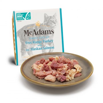 McAdams Wet Food Free Range Turkey & Salmon 100g