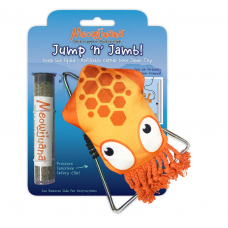 Meowijuana Toy Jump 'n' Jamb Hanging Squid