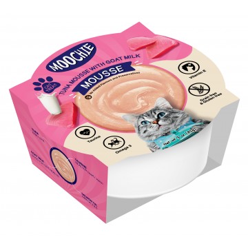 Moochie Cup Mousse Tuna with Goat Milk 85g x12