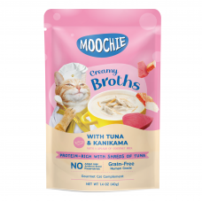 Moochie Pouch Creamy Broth Tuna & Kanikama 40g