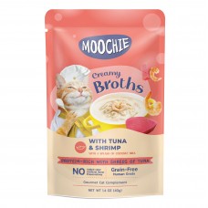 Moochie Pouch Creamy Broth Tuna & Shrimp 40g