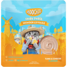 Moochie Pouch Fairy Puree Tuna & Cheese 375g, MC-2790, cat Treats, Moochie, cat Food, catsmart, Food, Treats