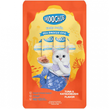 Moochie Pouch Fairy Puree Tuna & Katsuobushi 75gx5