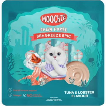 Moochie Pouch Fairy Puree Tuna & Lobster 375gx2