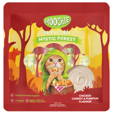 Moochie Pouch Fairy Purée Chic, Carrot & Pumpkin 375g, MC-2868, cat Treats, Moochie, cat Food, catsmart, Food, Treats