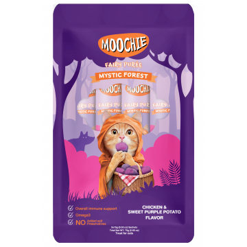 Moochie Pouch Fairy Purée Chic & Purple Sweet Potato 75g x5