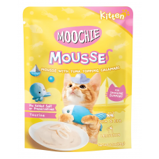 Moochie Pouch Mousse Tuna Topping Calamari 70g, MC-3070, cat Wet Food, Moochie, cat Food, catsmart, Food, Wet Food