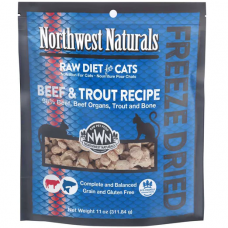 Northwest Freeze Dried Treat Raw Diet Beef & Trout 11oz, NW615, cat Freeze Dried, Northwest, cat Food, catsmart, Food, Freeze Dried