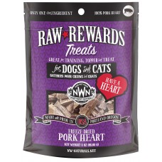 Northwest Freeze Dried Treat Raw Rewards Pork Heart 3oz, NW222, cat Freeze Dried, Northwest, cat Food, catsmart, Food, Freeze Dried