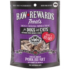 Northwest Raw Rewards Treats Pork Heart 3oz, NW222, cat Treats, Northwest, cat Food, catsmart, Food, Treats
