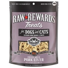 Northwest Raw Rewards Treats Pork Liver 10oz, NW233, cat Treats, Northwest, cat Food, catsmart, Food, Treats