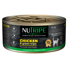 Nutripe Pure Gum and Grain Free Chicken and Green Tripe 95g, NUT3723, cat Wet Food, Nutripe , cat Food, catsmart, Food, Wet Food