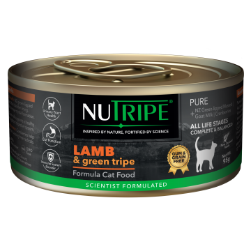 Nutripe Pure Gum and Grain Free Lamb and Green Tripe 95g (6 cans)