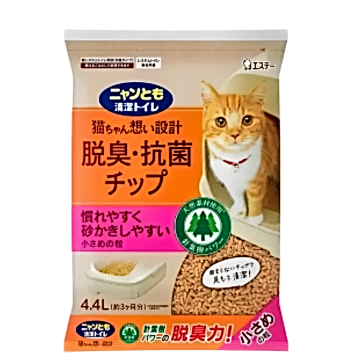 NyanTomo  Litter Natural Wood Small Grains 4.4L