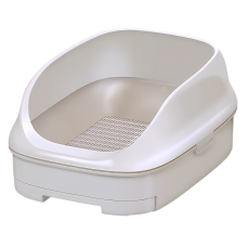 NyanTomo Clean Toilet Open Set Beige, 4901070575008, cat Scoops / Toilet Accessories, NyanTomo, cat Housing Needs, catsmart, Housing Needs, Scoops / Toilet Accessories