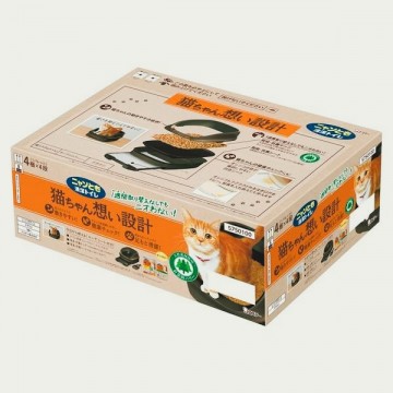 NyanTomo Clean Toilet Open Set Beige