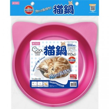 Nyanta Club Cooling Cat Dish (Medium) Pink