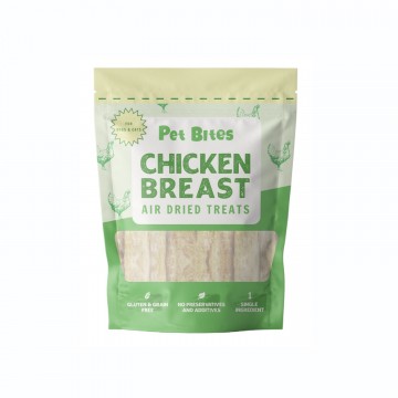 Pet Bites Air Dried Chicken Breast Treats 400g