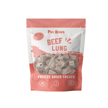 Pet Bites Freeze Dried Beef Lung 50g