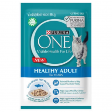 Purina One Wet Food Pouch Healthy Adult 85g, 11521199, cat Wet Food, Purina, cat Food, catsmart, Food, Wet Food
