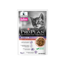 Purina Pro Plan Kitten Salmon in Gravy 85g, 128217, cat Wet Food, Pro Plan, cat Food, catsmart, Food, Wet Food