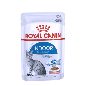 Royal Canin Pouch in Gravy Indoor Sterilised 85g x12