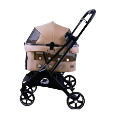 Rubeku Pet Stroller (C01-k) Khaki, C01-K, cat Bags / Carriers, Rubeku, cat Accessories, catsmart, Accessories, Bags / Carriers