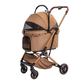 Rubeku Pet Stroller (D01) Brown Rubeku Pet Stroller (D01) Brown
