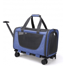 Rubeku Pet Trolley Bag Grey, CS2023000636, cat Bags / Carriers, Rubeku, cat Accessories, catsmart, Accessories, Bags / Carriers