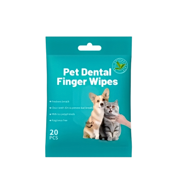 Rubeku Wipes Dental Finger Wipes for (20 pcs) x 4 packs