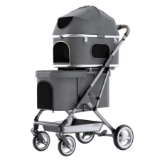 Rubeku Pet Stroller (822) Grey Rubeku Pet Stroller (822) Grey, CS2023000655, cat Bags / Carriers, Rubeku, cat Accessories, catsmart, Accessories, Bags / Carriers