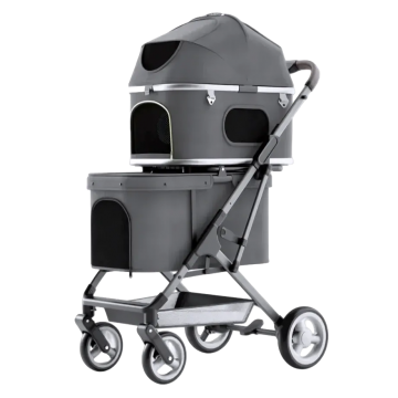 Rubeku Pet Stroller (822) Grey Rubeku Pet Stroller (822) Grey