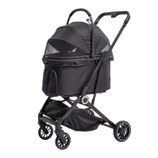 Rubeku Pet Stroller (D01) Black Rubeku Pet Stroller (D01) Black, D01-BROWN, cat Bags / Carriers, Rubeku, cat Accessories, catsmart, Accessories, Bags / Carriers