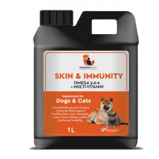 Runaway Pets Supplements Skin & Immunity for Dog & Cat 1000ml, RAP-Brain-1000, cat Supplements, Runaway Pets, cat Health, catsmart, Health, Supplements