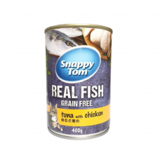 Snappy Tom Canned Food Tuna w/Chicken 400g, 956142, cat Wet Food, Snappy Tom, cat Food, catsmart, Food, Wet Food