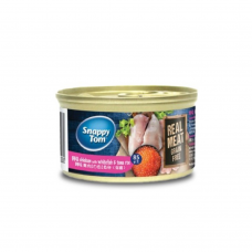 Snappy Tom Wet Food BBQ Chicken, Whitefish & Tuna Roe 85g