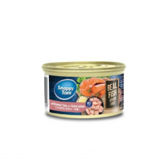 Snappy Tom Wet Food Whitemeat Tuna w/Flaked Salmon 85g